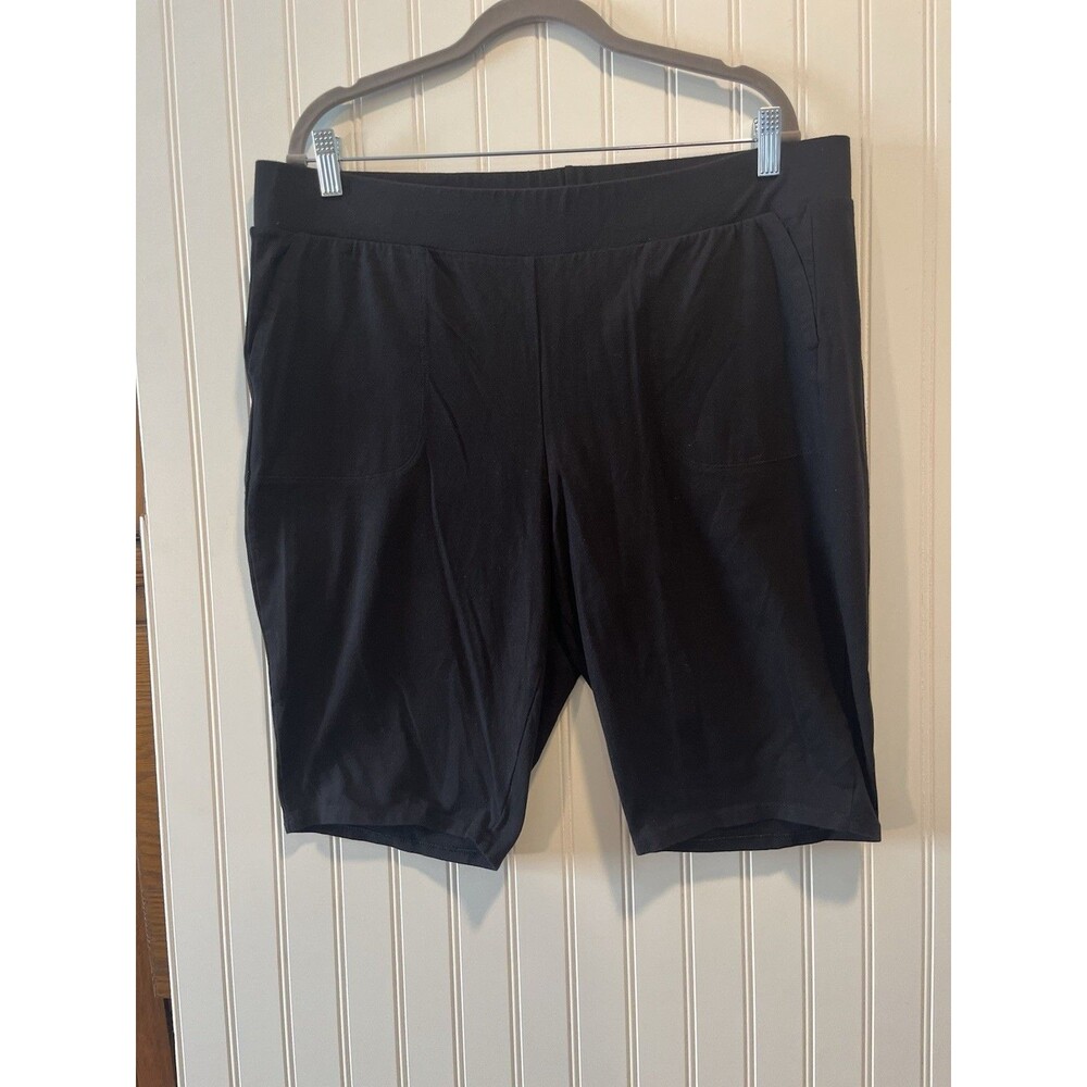 Torrid Women’s Black Shorts Elastic Waistband Side Pockets Torrid 3 (Size 3X)